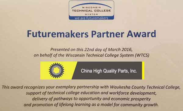 Futuremakers Partner Award