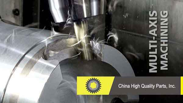 Photo of Multi-Axis Machining and Workpiece