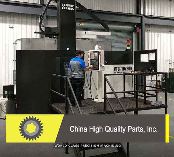 New HNK VTC CNC Vertical Turning Center Installation