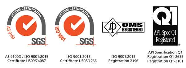 Quality System Certifications